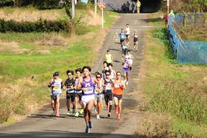 コースを走るランナー