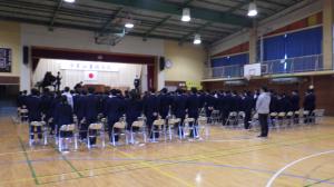 3学年卒業式練習