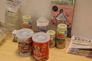 乳幼児親子のための防災展示
