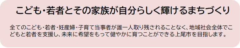 こども・若者とその家族が自分らしく輝けるまちづくり