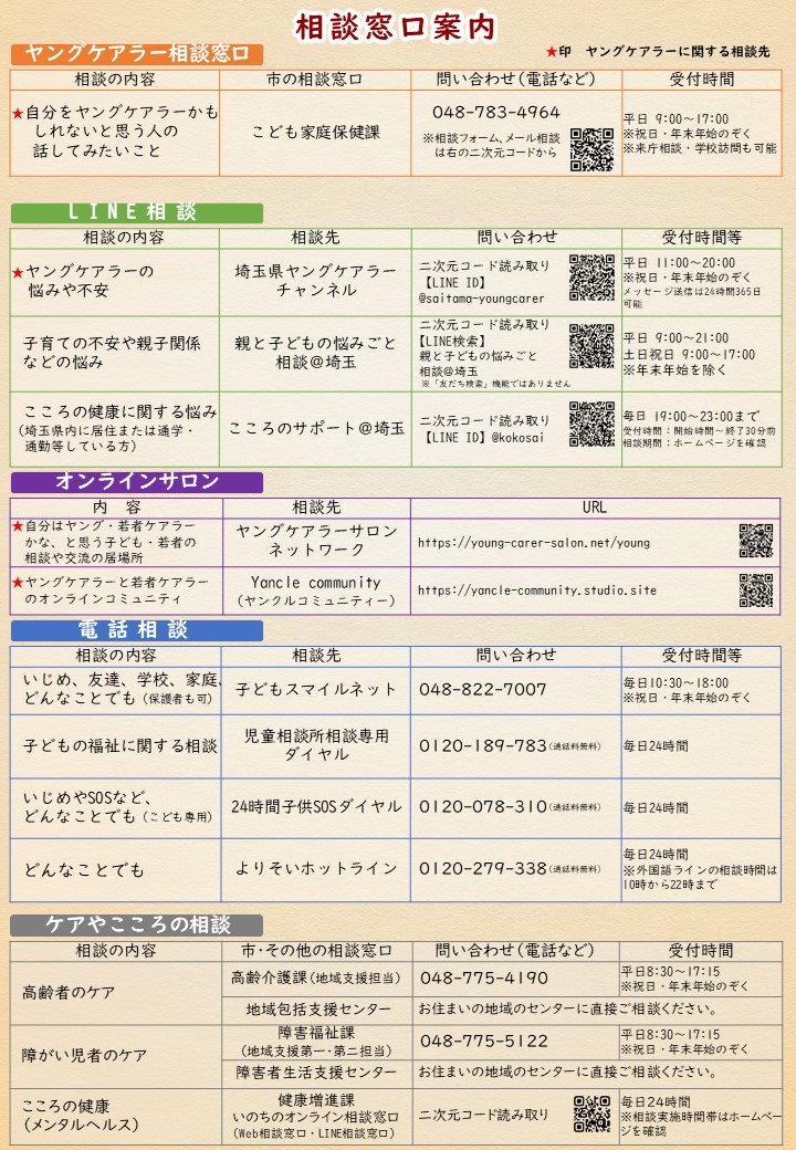 チラシ裏面