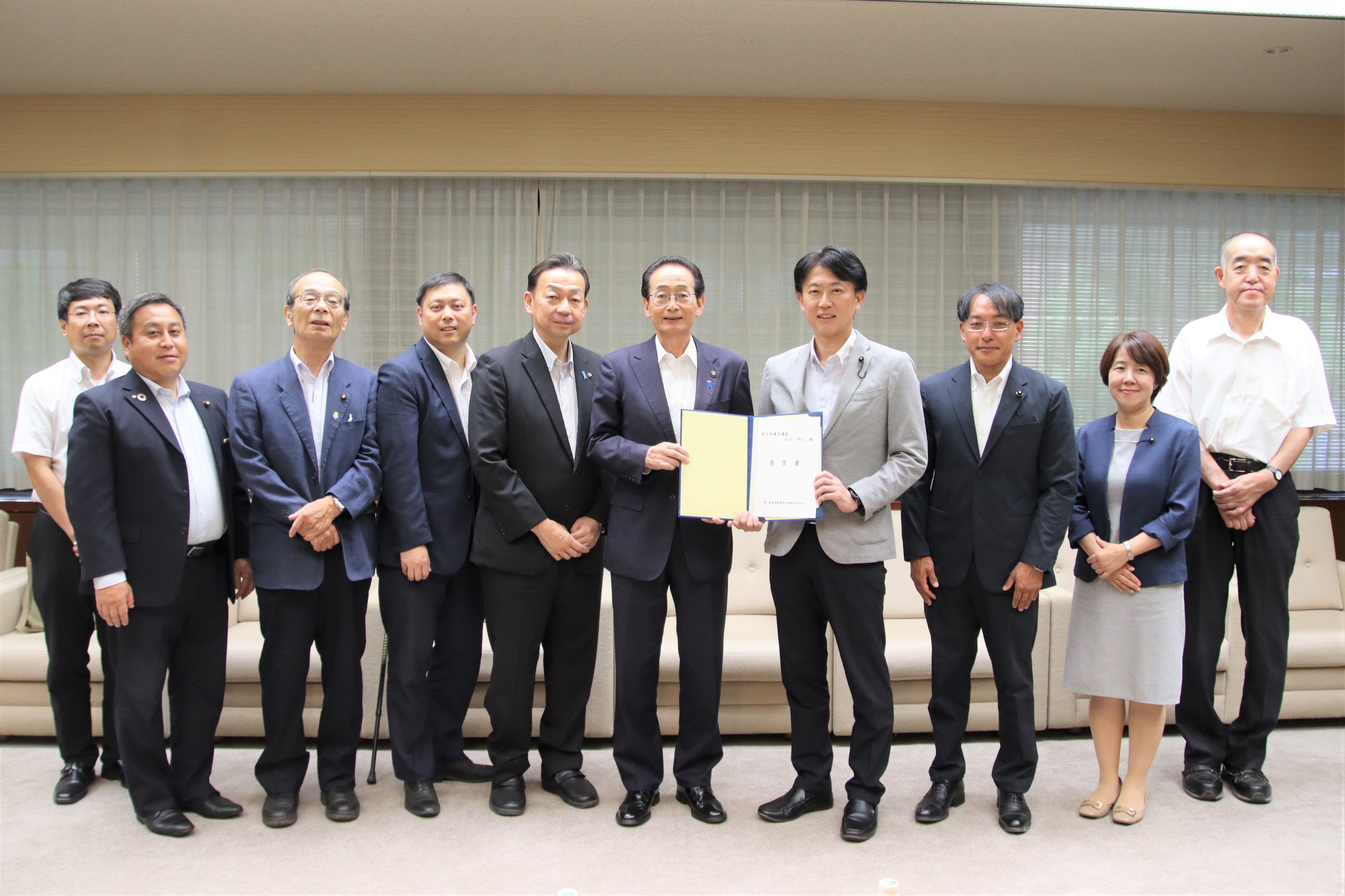 県議会要望写真