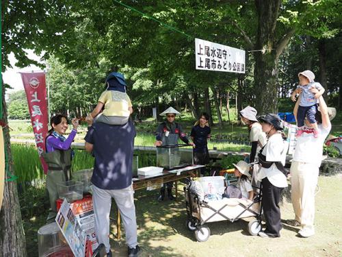 上尾しょうぶ祭りにあわせて普及啓発を実施