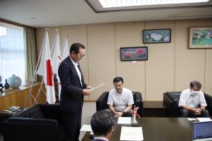 市長からの挨拶