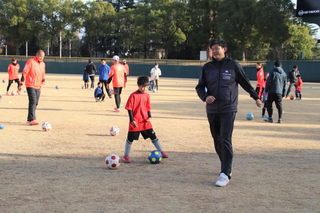 上平公園ハートフルサッカー親子教室