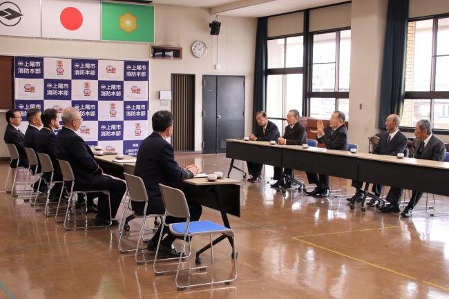 上尾市消防協力者表彰式