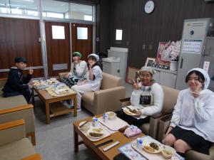 校長室会食