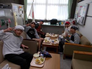 校長室会食
