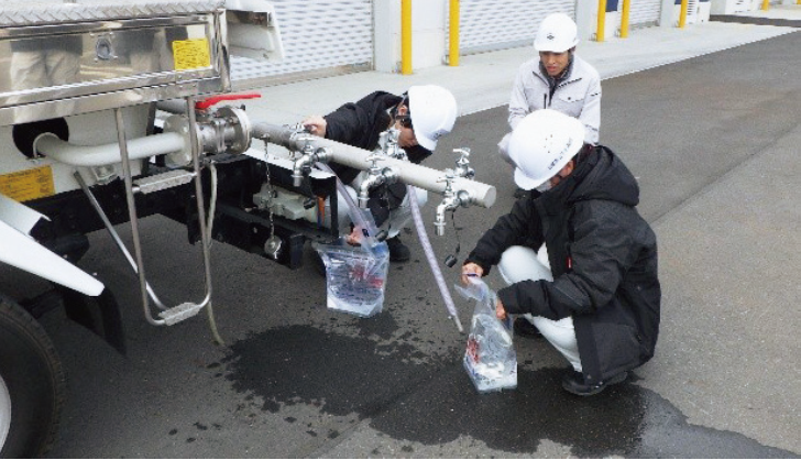 給水車による応急給水
