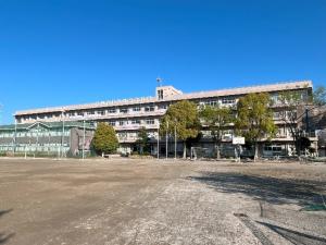 始業式の日の大石中