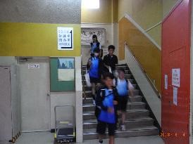 避難の様子