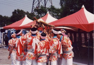 藤波の餅つき踊り-1