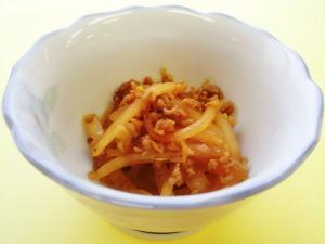 大根のピリ辛炒め