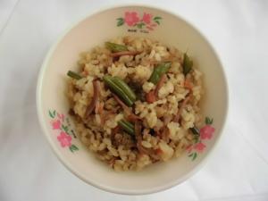 画像(するめ混ぜご飯)