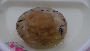 画像(ひじきハンバーグおろしソース)