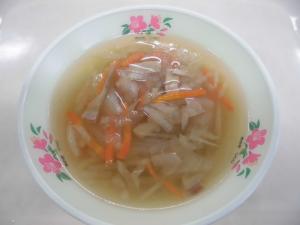 (画像)大根とベーコンのスープ