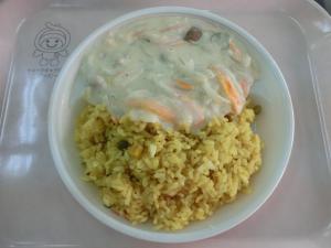 (画像)ドライカレーホワイトソース